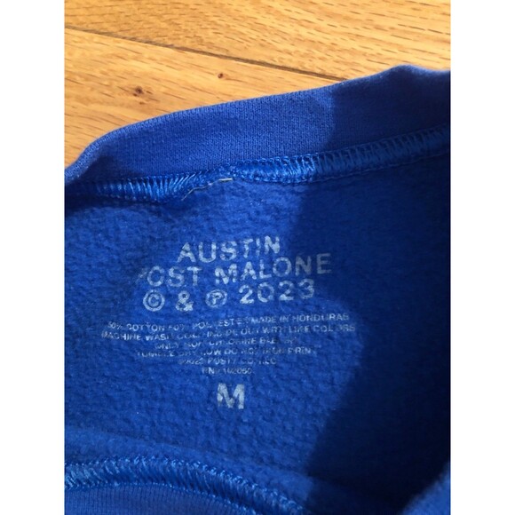 Post Malone 2023 Austin Tour If Yall Weren't Here Id Be Crying Sweatshirt Size M - Picture 5 of 6